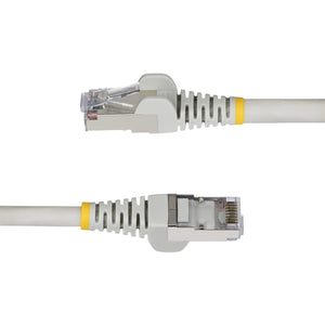 STARTECH .com networking cable Grey 15,2 m S/FTP (S-STP) Round (NLGR-50F-CAT6A-PATCH) - Cartouches Certifiees