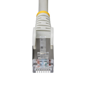 STARTECH .com networking cable Grey 15,2 m S/FTP (S-STP) Round (NLGR-50F-CAT6A-PATCH) - Cartouches Certifiees