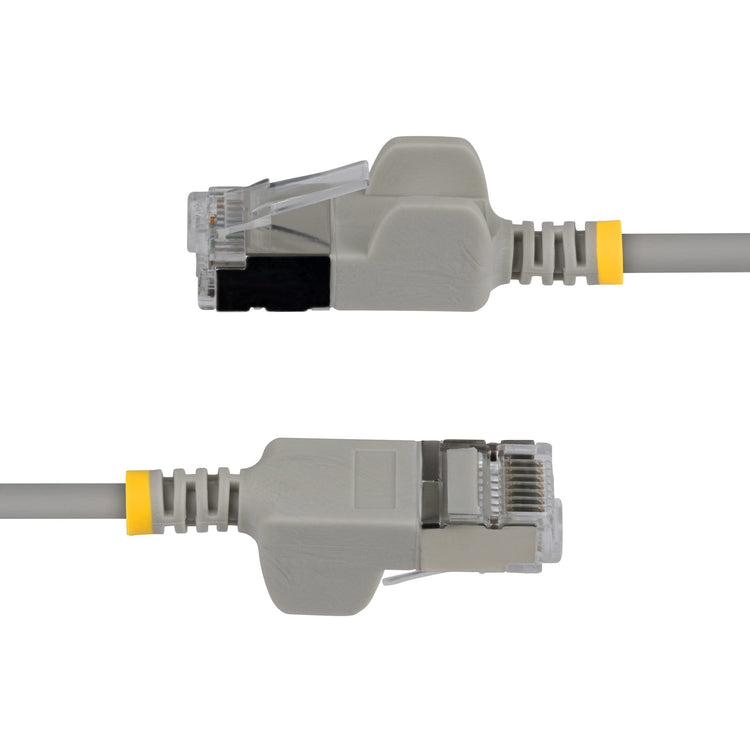 STARTECH .com networking cable Grey 4,267 m Cat6a U/FTP (STP) Round (N6APATSTP34GRS-14FT) - Cartouches Certifiees