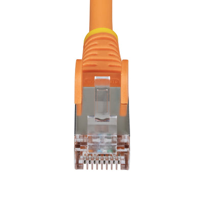 STARTECH .com networking cable Orange 3 m S/FTP (S-STP) Round (NLOR-10F-CAT6A-PATCH) - Cartouches Certifiees