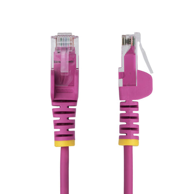STARTECH .com networking cable Pink 0,2 m Cat6 U/UTP (UTP) Round (N6PAT6INPKS) - Cartouches Certifiees