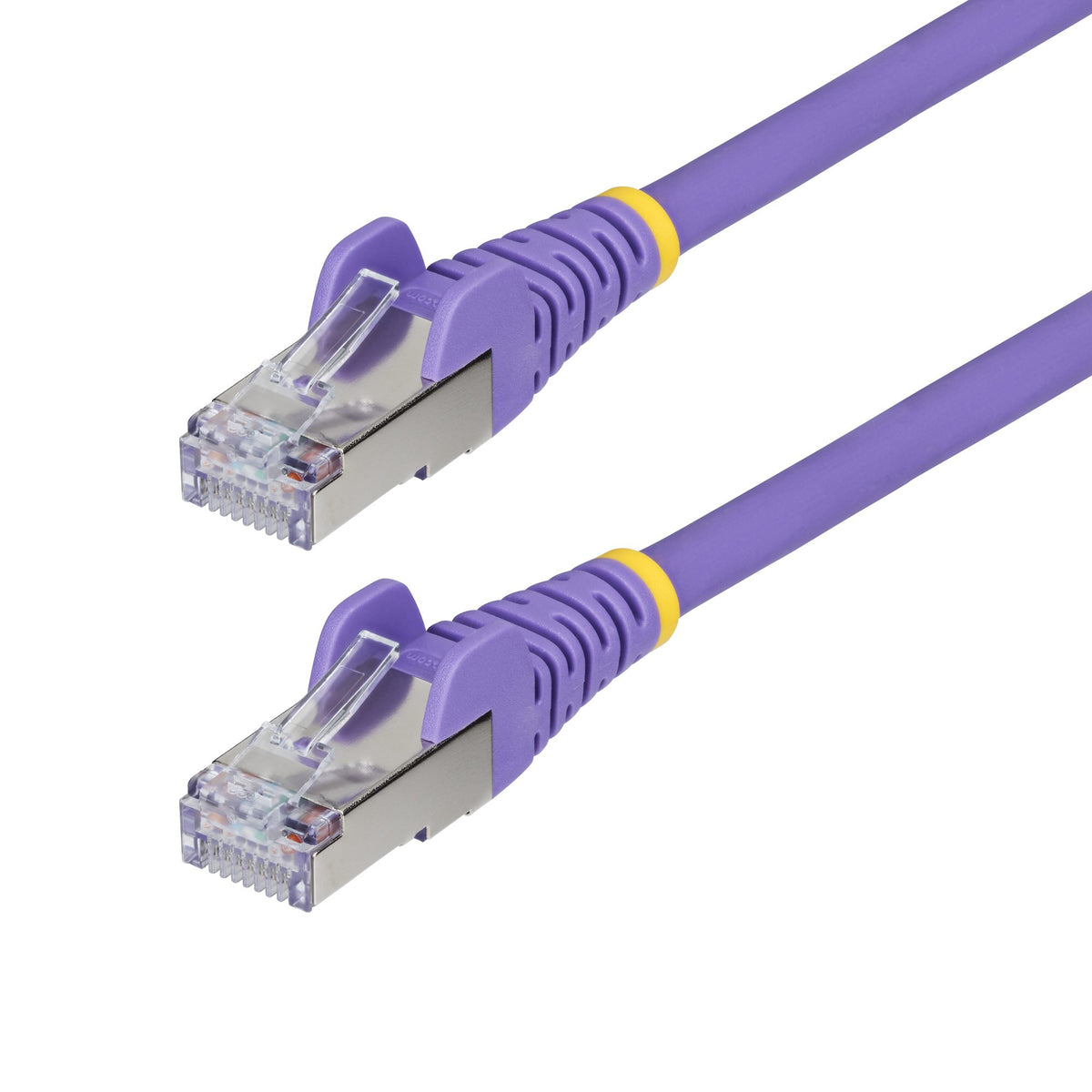 STARTECH .com networking cable Purple 15,2 m S/FTP (S-STP) Round (NLPL-50F-CAT6A-PATCH) - Cartouches Certifiees