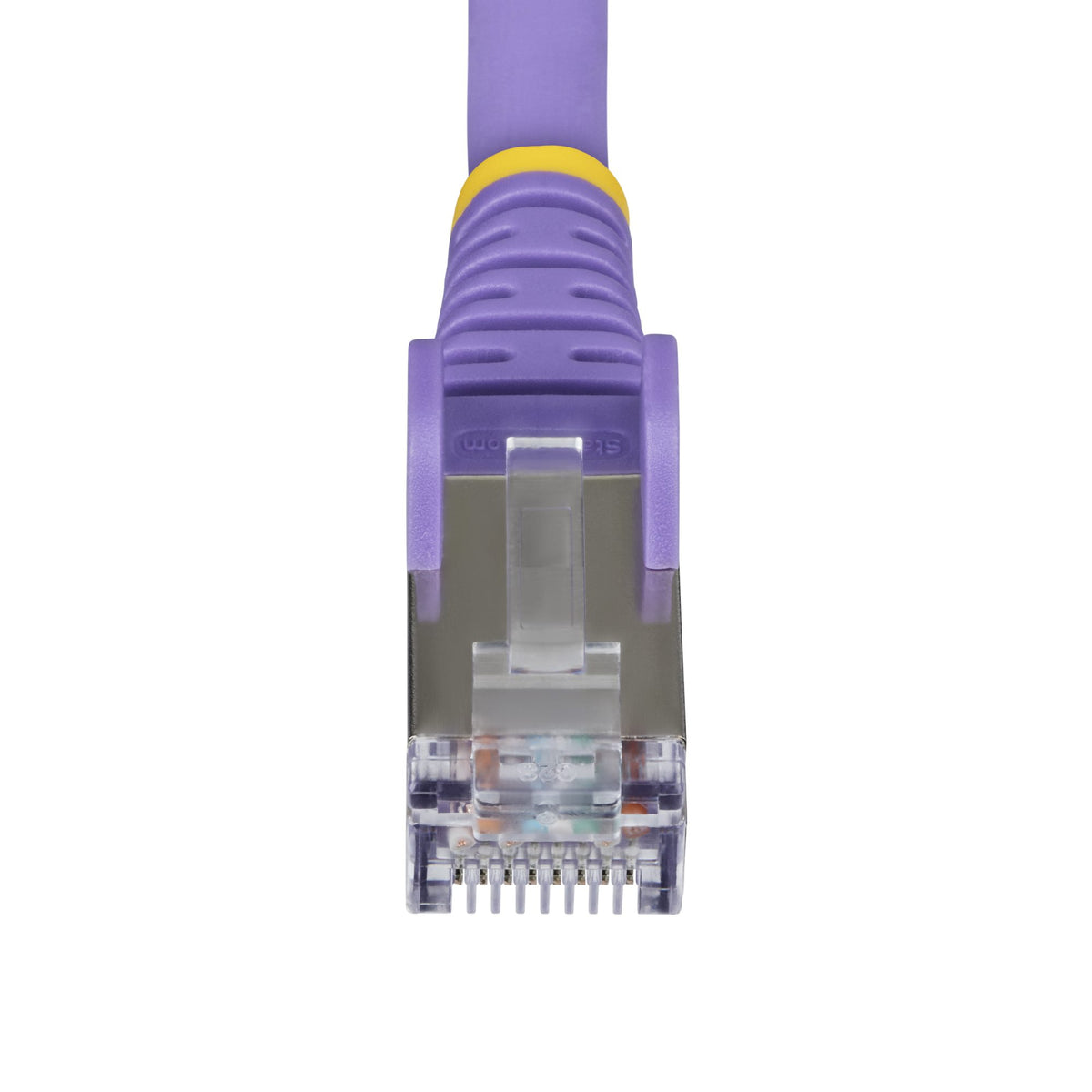 STARTECH .com networking cable Purple 15,2 m S/FTP (S-STP) Round (NLPL-50F-CAT6A-PATCH) - Cartouches Certifiees