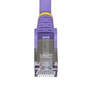 STARTECH .com networking cable Purple 15,2 m S/FTP (S-STP) Round (NLPL-50F-CAT6A-PATCH) - Cartouches Certifiees