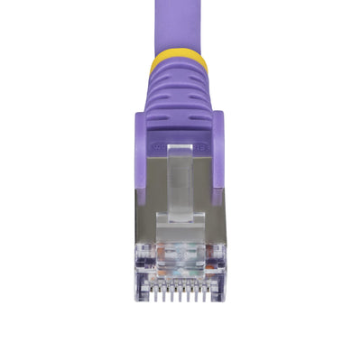 STARTECH .com networking cable Purple 15,2 m S/FTP (S-STP) Round (NLPL-50F-CAT6A-PATCH) - Cartouches Certifiees