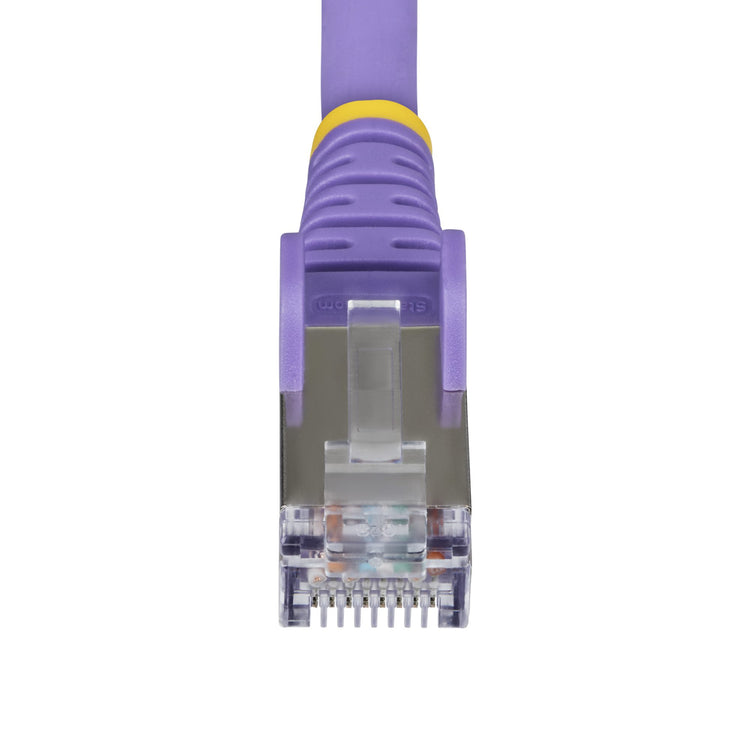 STARTECH .com networking cable Purple 15,2 m S/FTP (S-STP) Round (NLPL-50F-CAT6A-PATCH) - Cartouches Certifiees