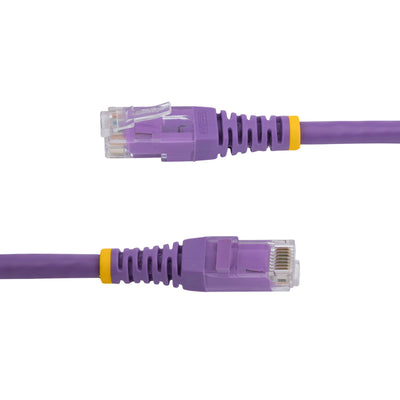 STARTECH .com networking cable Purple 7,6 m Cat6 U/UTP (UTP) (C6PATCH25PL) - Cartouches Certifiees