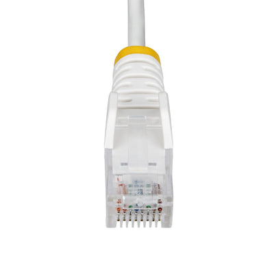 STARTECH .com networking cable White 0,6 m Cat6 U/UTP (UTP) Round (N6PAT2WHS) - Cartouches Certifiees