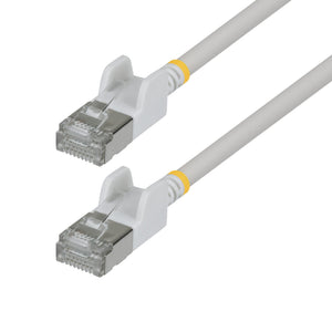 STARTECH .com networking cable White 0,915 m Cat6a U/FTP (STP) Round (N6APATSTP34WHS-3FT) - Cartouches Certifiees