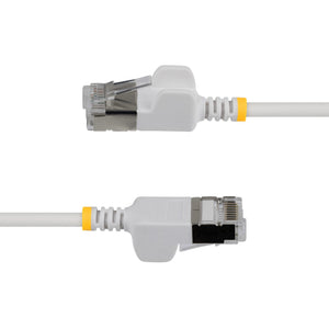 STARTECH .com networking cable White 3,05 m Cat6a U/FTP (STP) Round (N6APATSTP34WHS-10FT) - Cartouches Certifiees