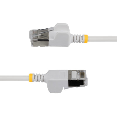 STARTECH .com networking cable White 3,05 m Cat6a U/FTP (STP) Round (N6APATSTP34WHS-10FT) - Cartouches Certifiees