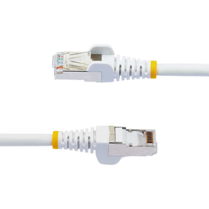 STARTECH .com networking cable White 4,3 m S/FTP (S-STP) Round (NLWH-14F-CAT6A-PATCH) - Cartouches Certifiees