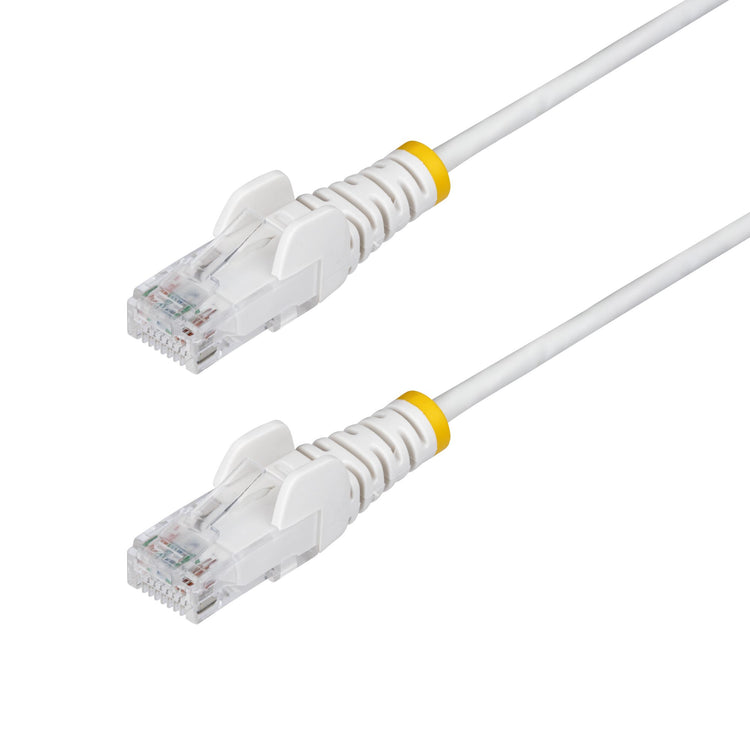 STARTECH .com networking cable White 4,6 m Cat6 U/UTP (UTP) Round (N6PAT15WHS) - Cartouches Certifiees