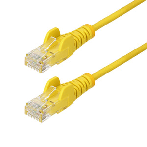 STARTECH .com networking cable Yellow 1,8 m Cat6 U/UTP (UTP) Round (N6PAT6YLS) - Cartouches Certifiees