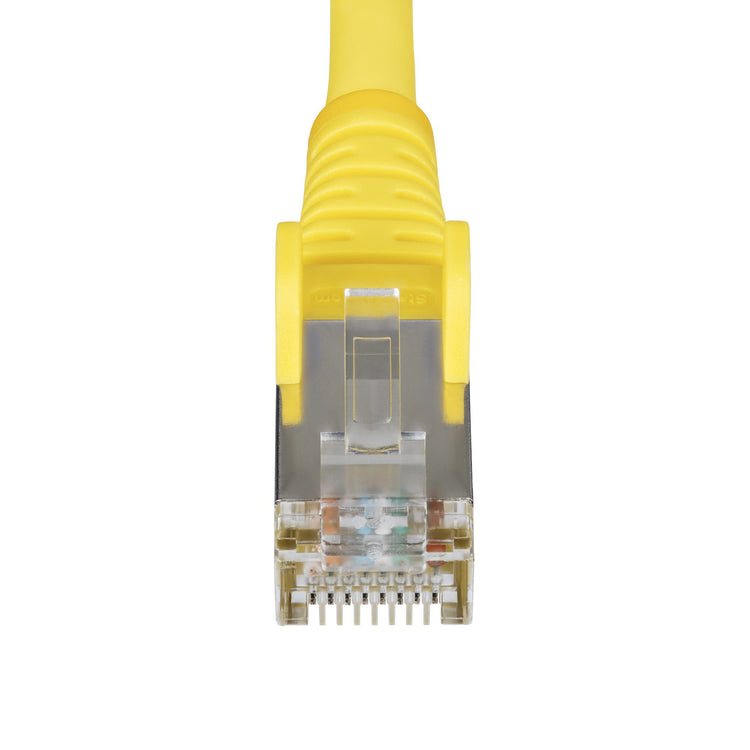 STARTECH .com networking cable Yellow 15,2 m S/FTP (S-STP) Round (NLYL-50F-CAT6A-PATCH) - Cartouches Certifiees