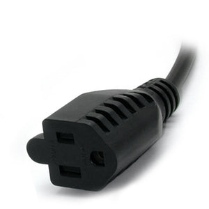 STARTECH .com power cable Black 0,3 m C14 coupler NEMA 5-15R (PAC100) - Cartouches Certifiees