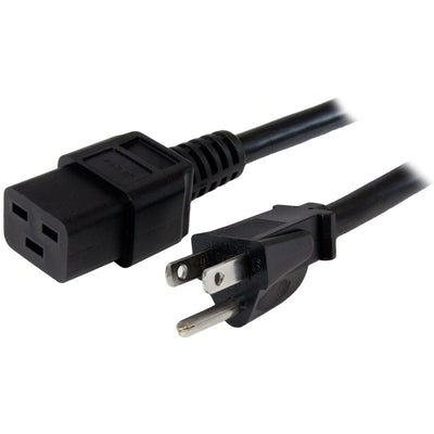 STARTECH .com power cable Black 1,8 m NEMA 5-15P C19 coupler (PXT515C19146) - Cartouches Certifiees
