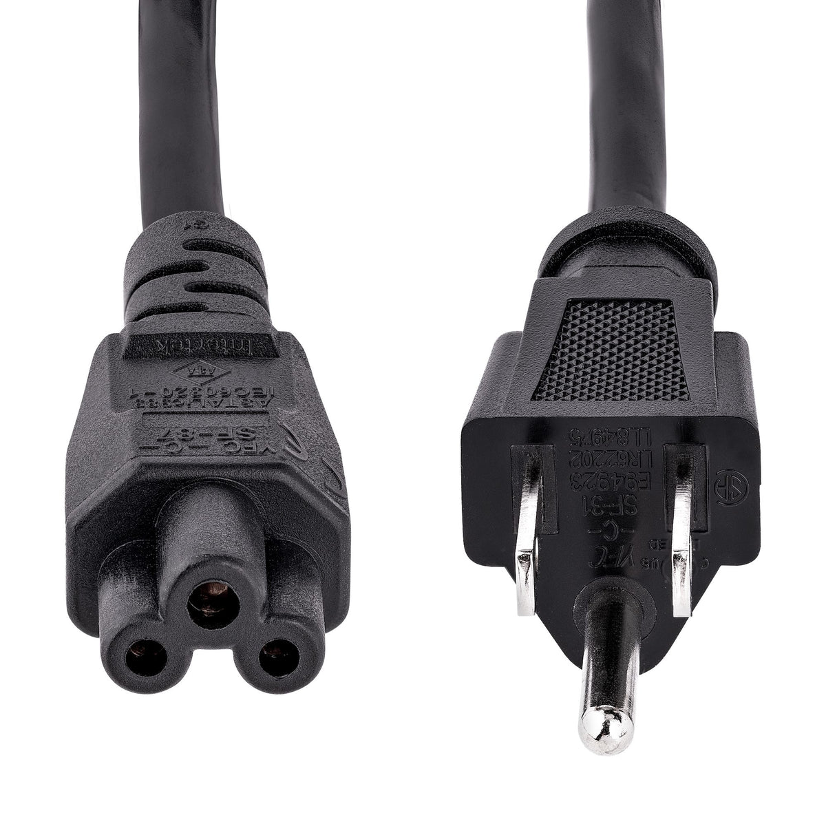 STARTECH .com power cable Black 1,8 m NEMA 5-15P C5 coupler (PXT101NB3S) - Cartouches Certifiees