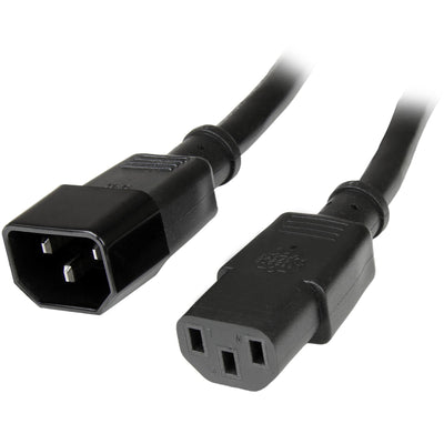 STARTECH .com power cable Black 1,83 m C13 coupler C14 coupler (PXT100146) - Cartouches Certifiees