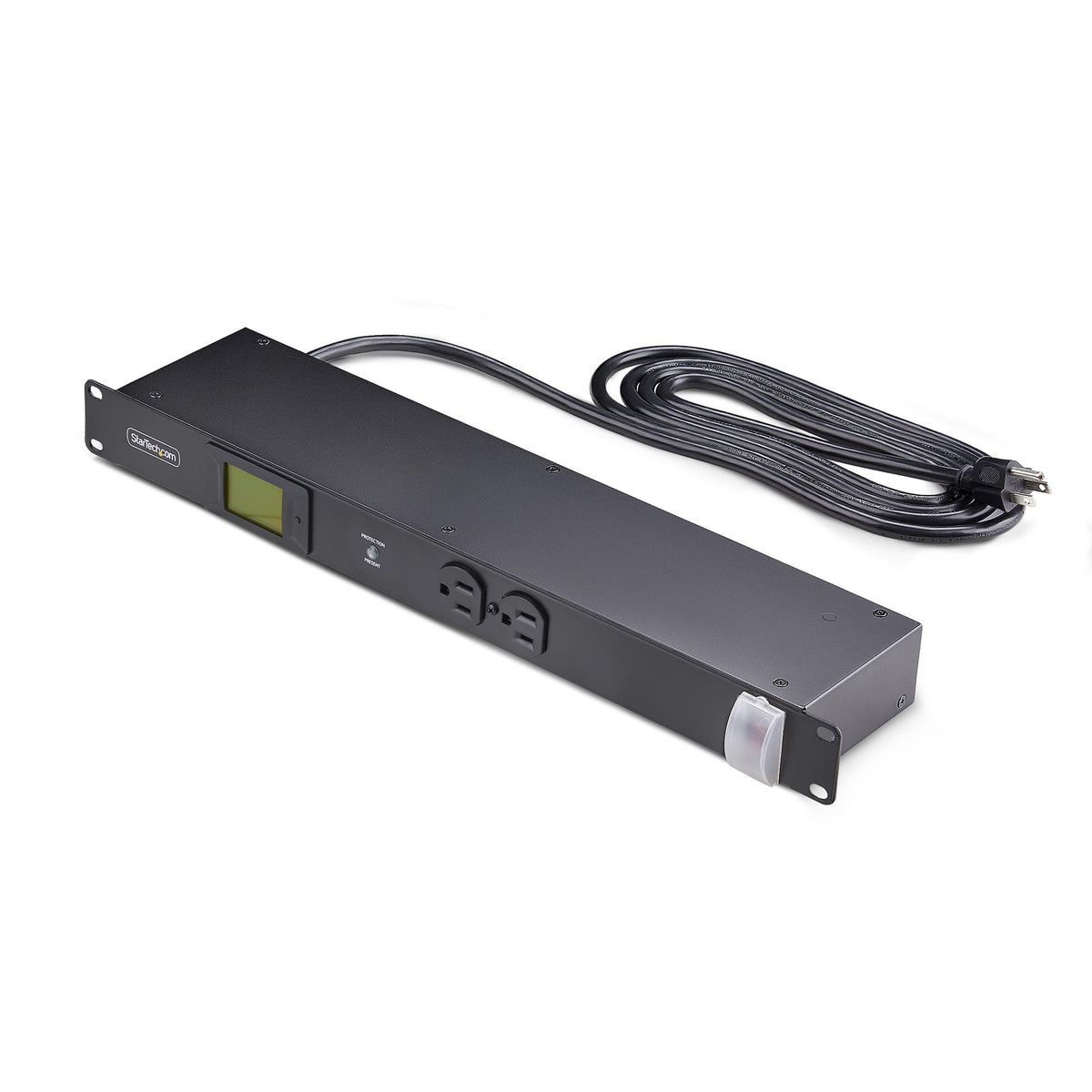 STARTECH .com power distribution unit (PDU) 12 AC outlet(s) 1U Black (12NM8-RACK-MOUNT-PDU) - Cartouches Certifiees