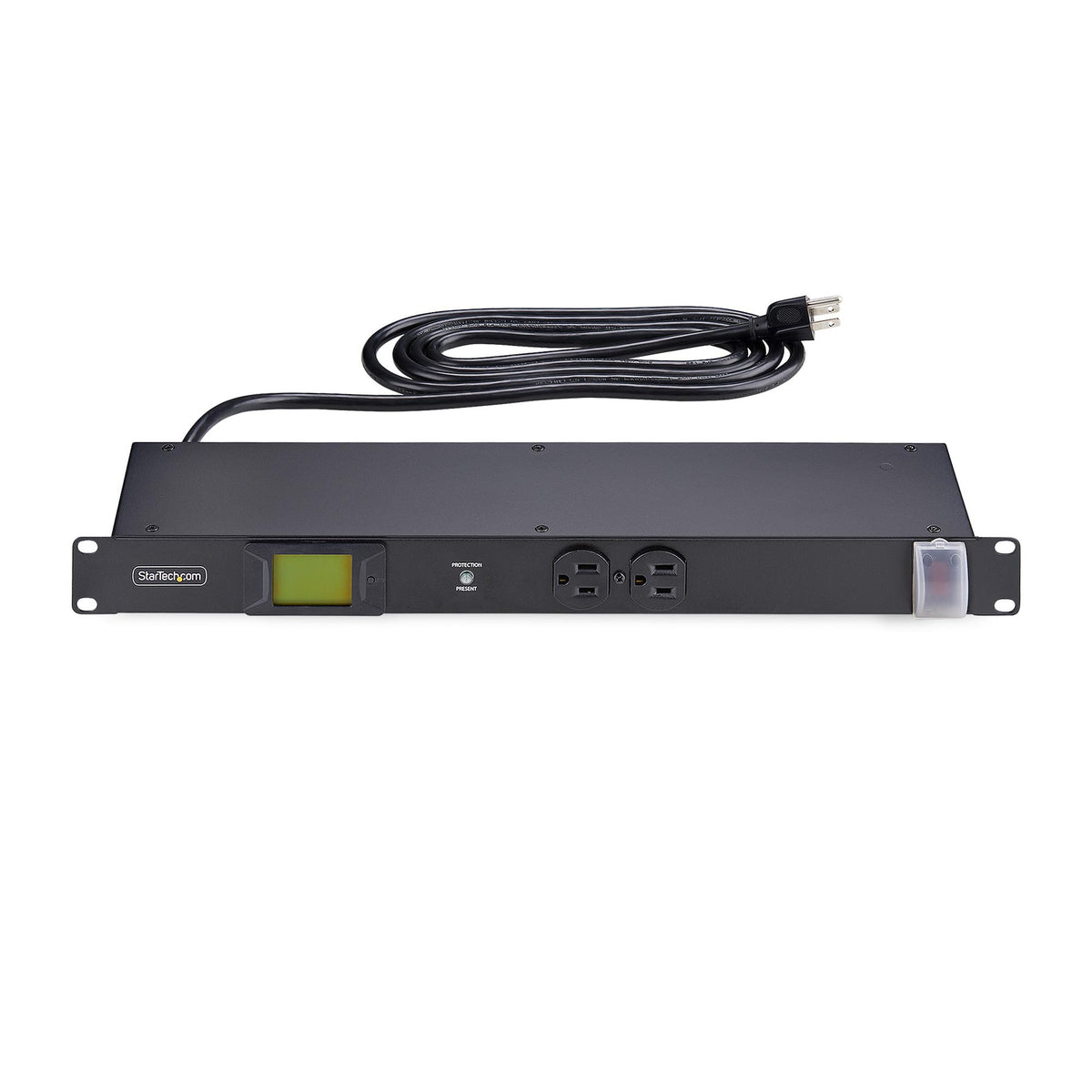 STARTECH .com power distribution unit (PDU) 12 AC outlet(s) 1U Black (12NM8-RACK-MOUNT-PDU) - Cartouches Certifiees