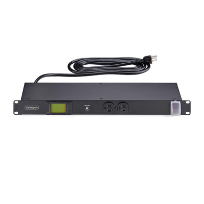 STARTECH .com power distribution unit (PDU) 12 AC outlet(s) 1U Black (12NM8-RACK-MOUNT-PDU) - Cartouches Certifiees