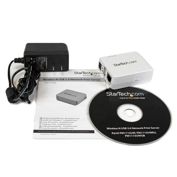 STARTECH .com print server Ethernet LAN/Wireless LAN White (PM1115UW) - Cartouches Certifiees