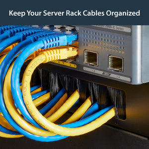 STARTECH .com rack accessory Cable management panel (CMBRUSH1U) - Cartouches Certifiees