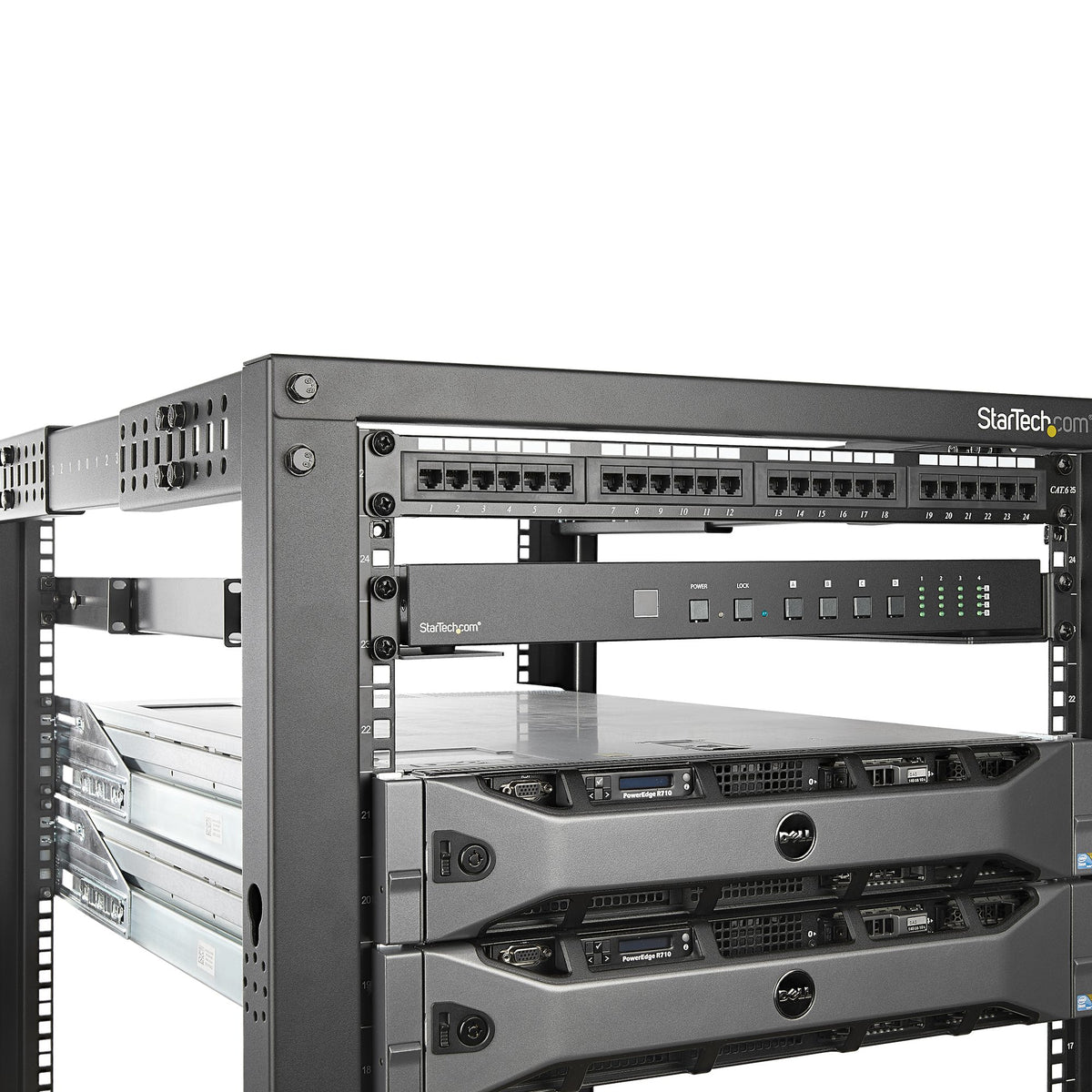 STARTECH .com rack accessory Rack rail (UNIRAILS1UB) - Cartouches Certifiees