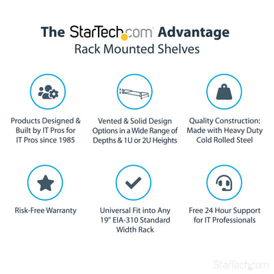 STARTECH .com rack accessory Shelf (CABSHELF) - Cartouches Certifiees