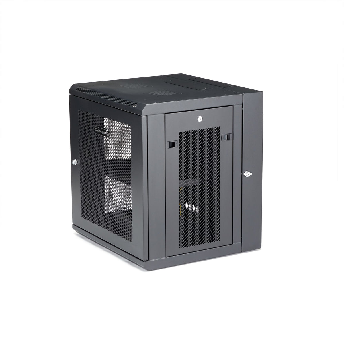 STARTECH .com rack cabinet 12U Wall mounted rack Black (RK12WALHM) - Cartouches Certifiees