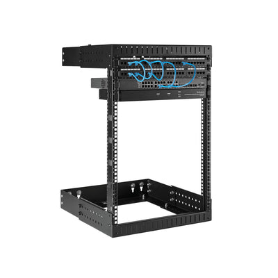 STARTECH .com rack cabinet 15U Wall mounted rack Black (RK15WALLOA) - Cartouches Certifiees