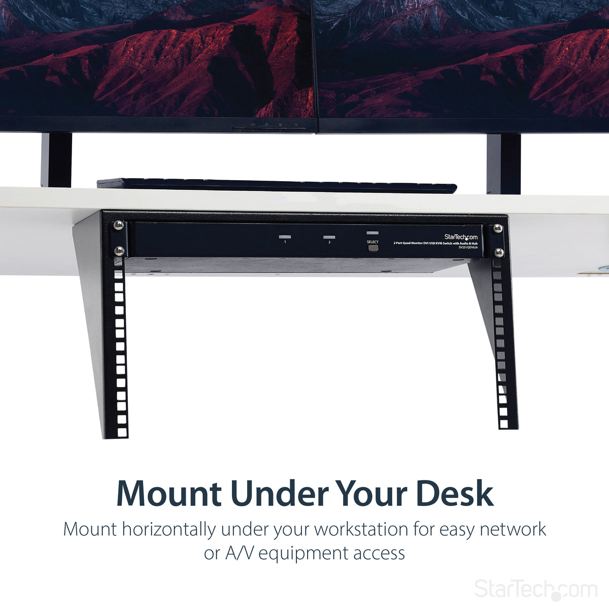 STARTECH .com rack cabinet 6U Wall mounted rack Black (RK619WALLV) - Cartouches Certifiees