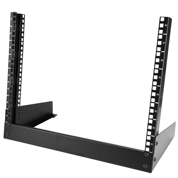 STARTECH .com rack cabinet 8U Freestanding rack Black (RK8OD) - Cartouches Certifiees