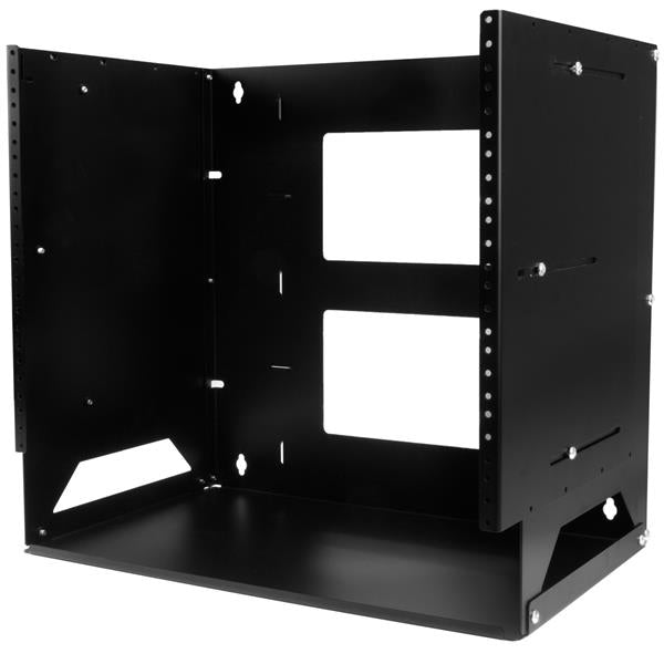 STARTECH .com rack cabinet 8U Wall mounted rack Black (WALLSHELF8U) - Cartouches Certifiees