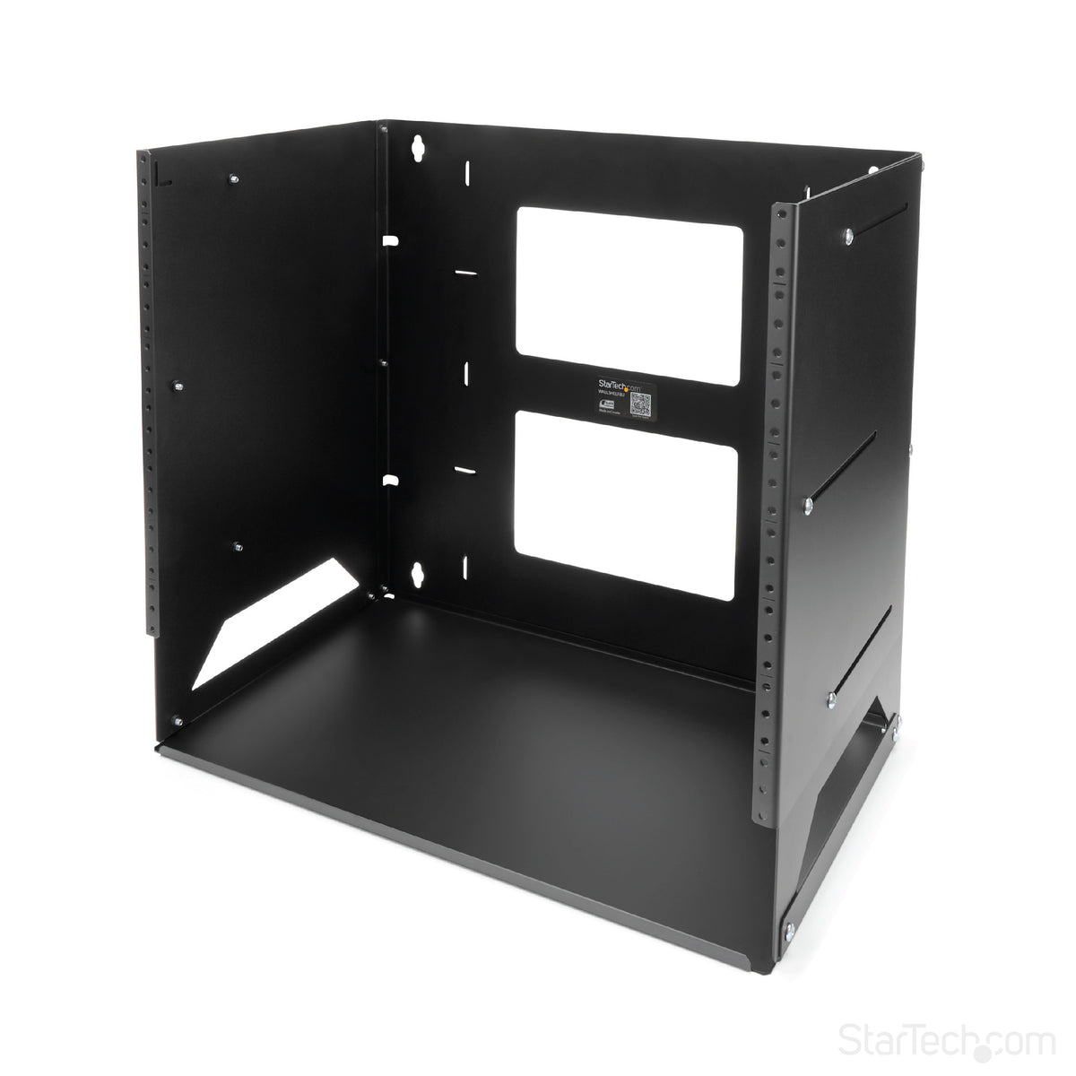 STARTECH .com rack cabinet 8U Wall mounted rack Black (WALLSHELF8U) - Cartouches Certifiees