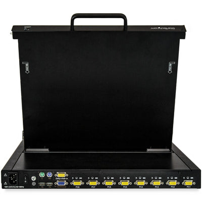 STARTECH .com rack console 43,2 cm (17") 1280 x 1024 pixels Steel Black 1U (RKCONS1708K) - Cartouches Certifiees