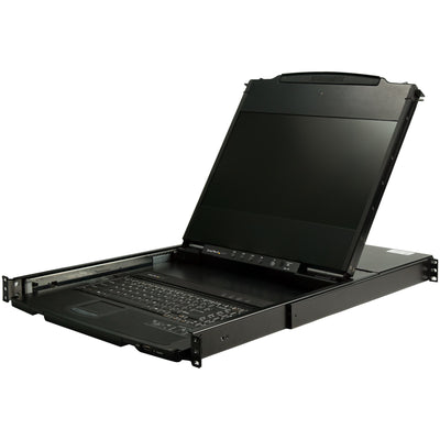 STARTECH .com rack console 43,9 cm (17.3") 1920 x 1080 pixels Steel Black 1U (RKCOND17HD) - Cartouches Certifiees