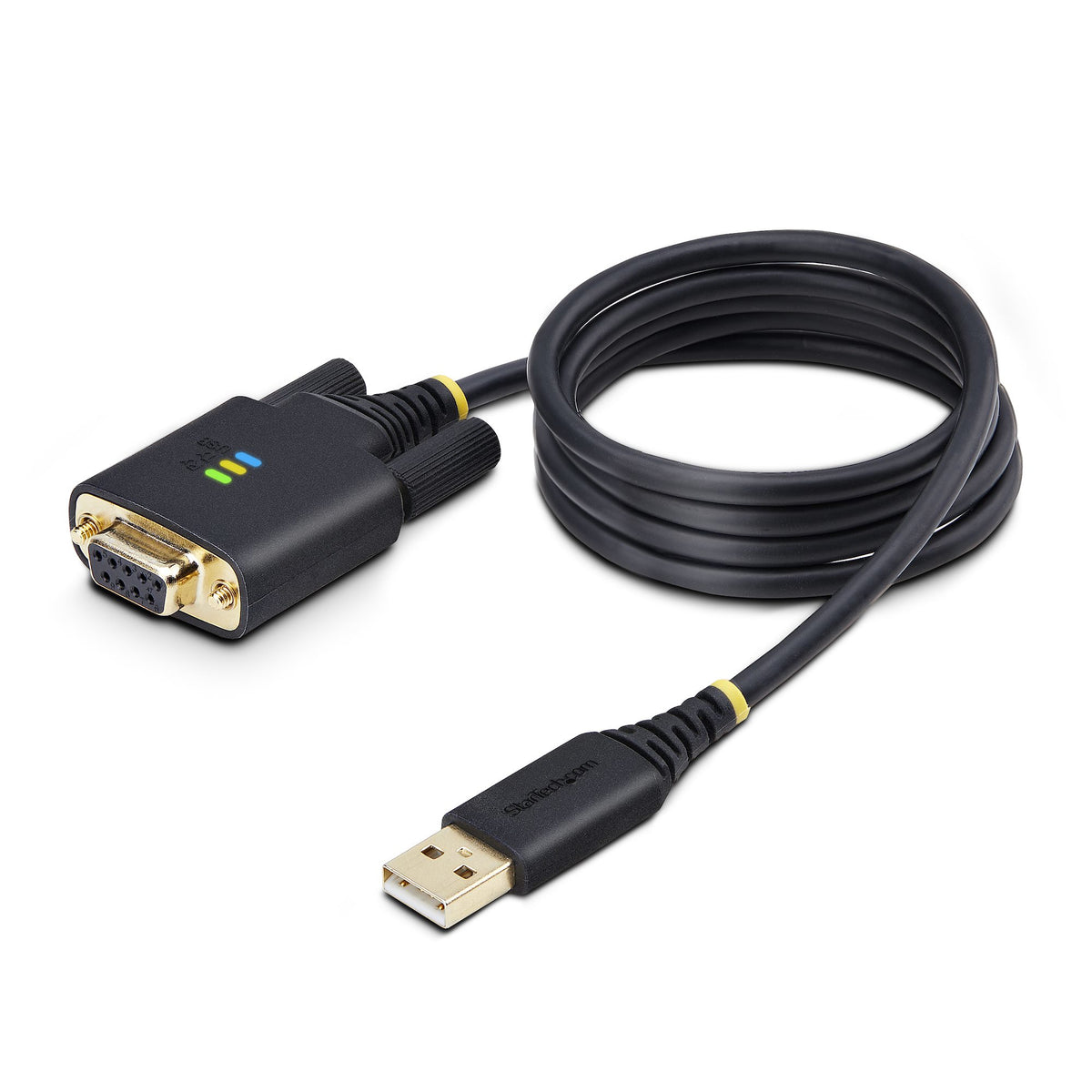 STARTECH .com serial cable Black 1 m USB Type-A DB-9 (1P3FFCNB-USB-SERIAL) - Cartouches Certifiees