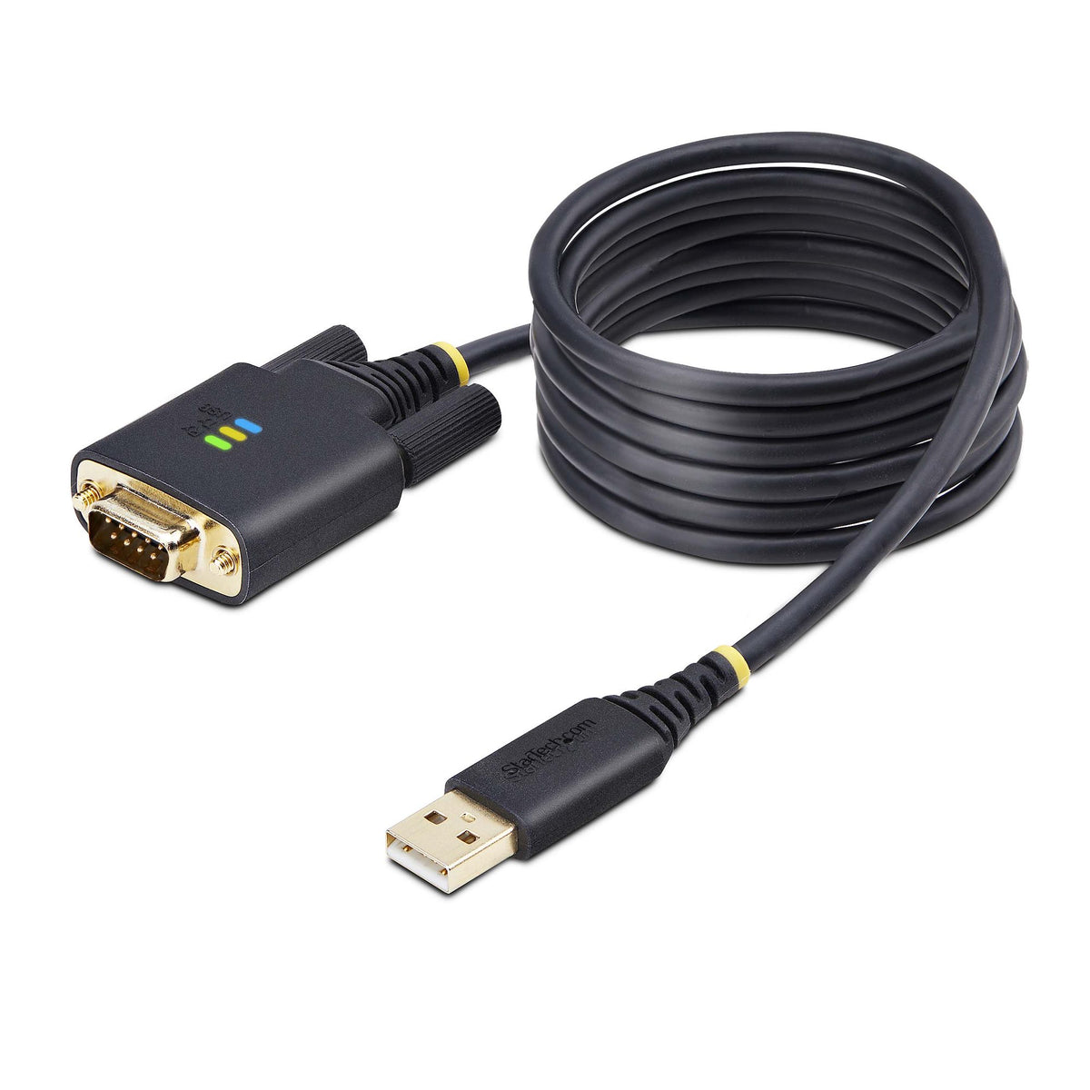 STARTECH .com serial cable Black 2 m USB Type-A DB-9 (1P6FFC-USB-SERIAL) - Cartouches Certifiees