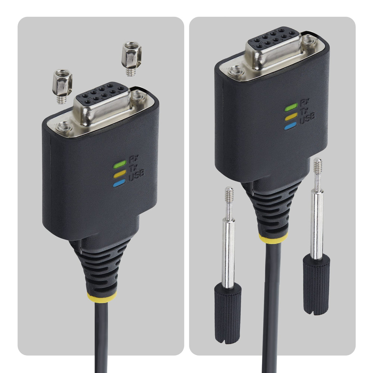 STARTECH .com serial cable Black 2 m USB Type-C RS-232 (1P6FFCN-USB-C-SERIAL) - Cartouches Certifiees