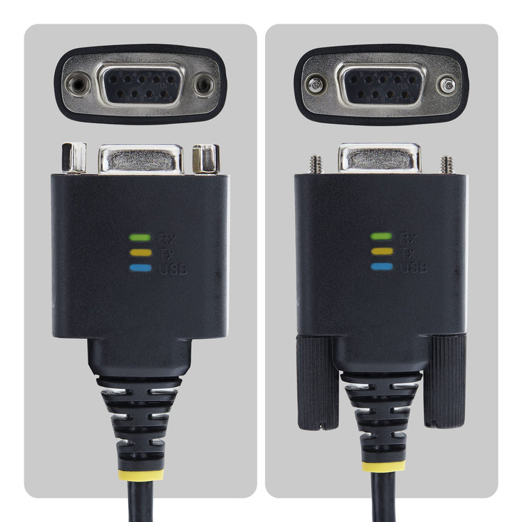 STARTECH .com serial cable Black 2 m USB Type-C RS-232 (1P6FFCN-USB-C-SERIAL) - Cartouches Certifiees