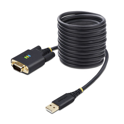STARTECH .com serial cable Black 3 m USB Type-A DB-9 (1P10FFC-USB-SERIAL) - Cartouches Certifiees
