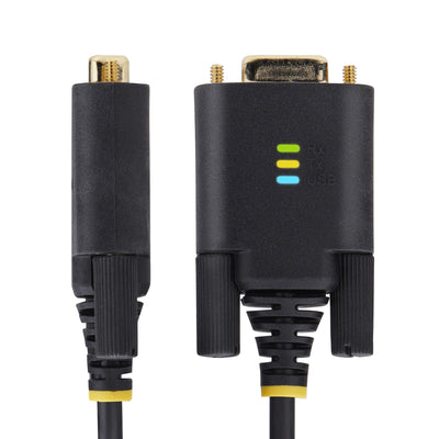 STARTECH .com serial cable Black 3 m USB Type-A DB-9 (1P10FFC-USB-SERIAL) - Cartouches Certifiees