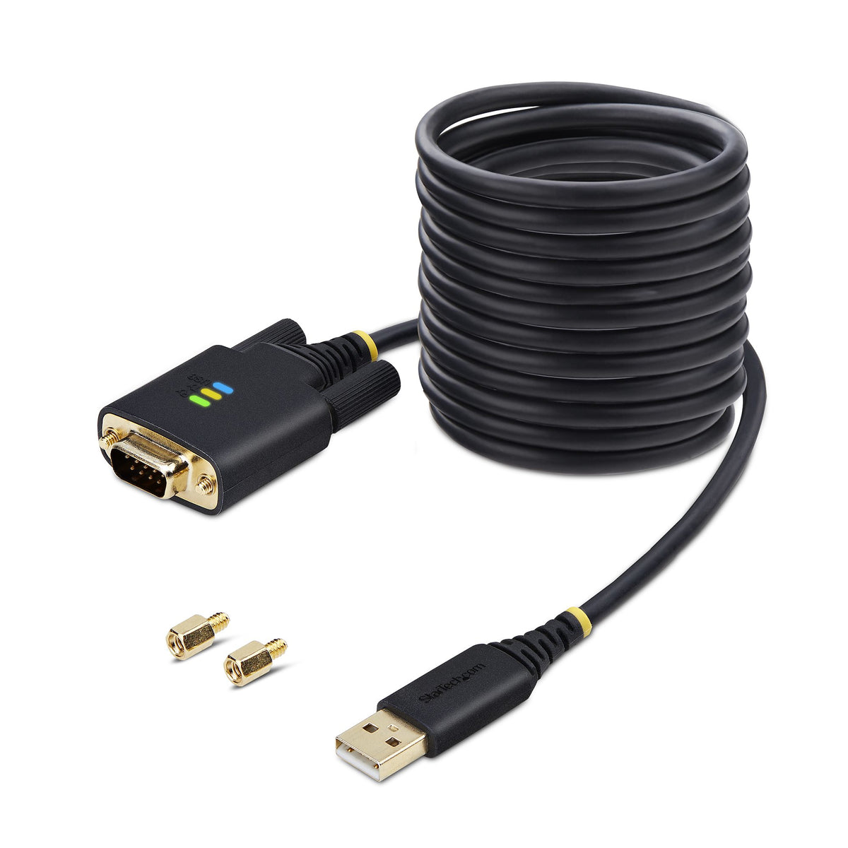 STARTECH .com serial cable Black 3 m USB Type-A DB-9 (1P10FFC-USB-SERIAL) - Cartouches Certifiees