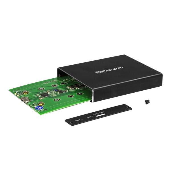 STARTECH .com storage drive enclosure SSD enclosure Black M.2 (SM22BU31C3R) - Cartouches Certifiees