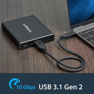 STARTECH .com storage drive enclosure SSD enclosure Black M.2 (SM22BU31C3R) - Cartouches Certifiees