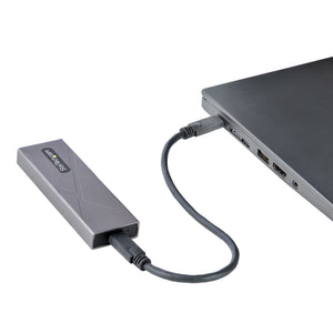 STARTECH .com storage drive enclosure SSD enclosure Grey M.2 (M2-USB-C-NVME-SATA) - Cartouches Certifiees