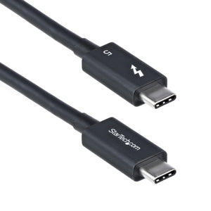 STARTECH .com Thunderbolt cable 0,5 m 80 Gbit/s Black (TBLT5MM50CM240W) - Cartouches Certifiees
