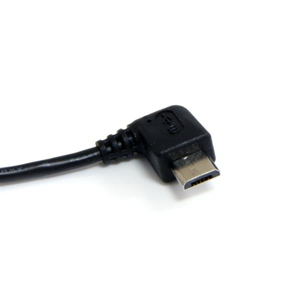 STARTECH .com USB cable USB 2.0 1,8 m USB A Micro-USB B 0,48 Gbit/s Black (UUSBHAUB6RA) - Cartouches Certifiees